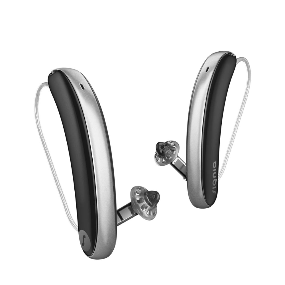 Styletto 7IX Slim RIC R Negro Plata Audífonos