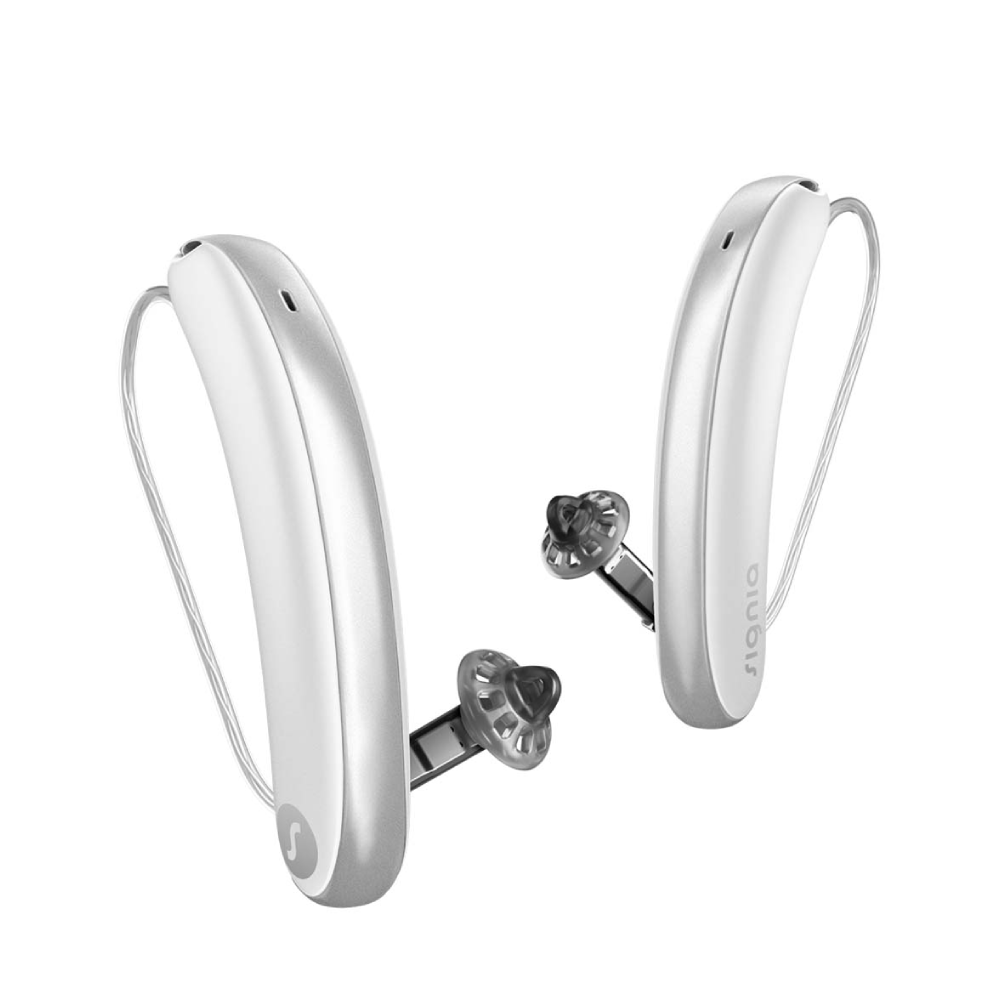 Styletto 7IX Slim RIC R Blanco nieve Plata Audífonos