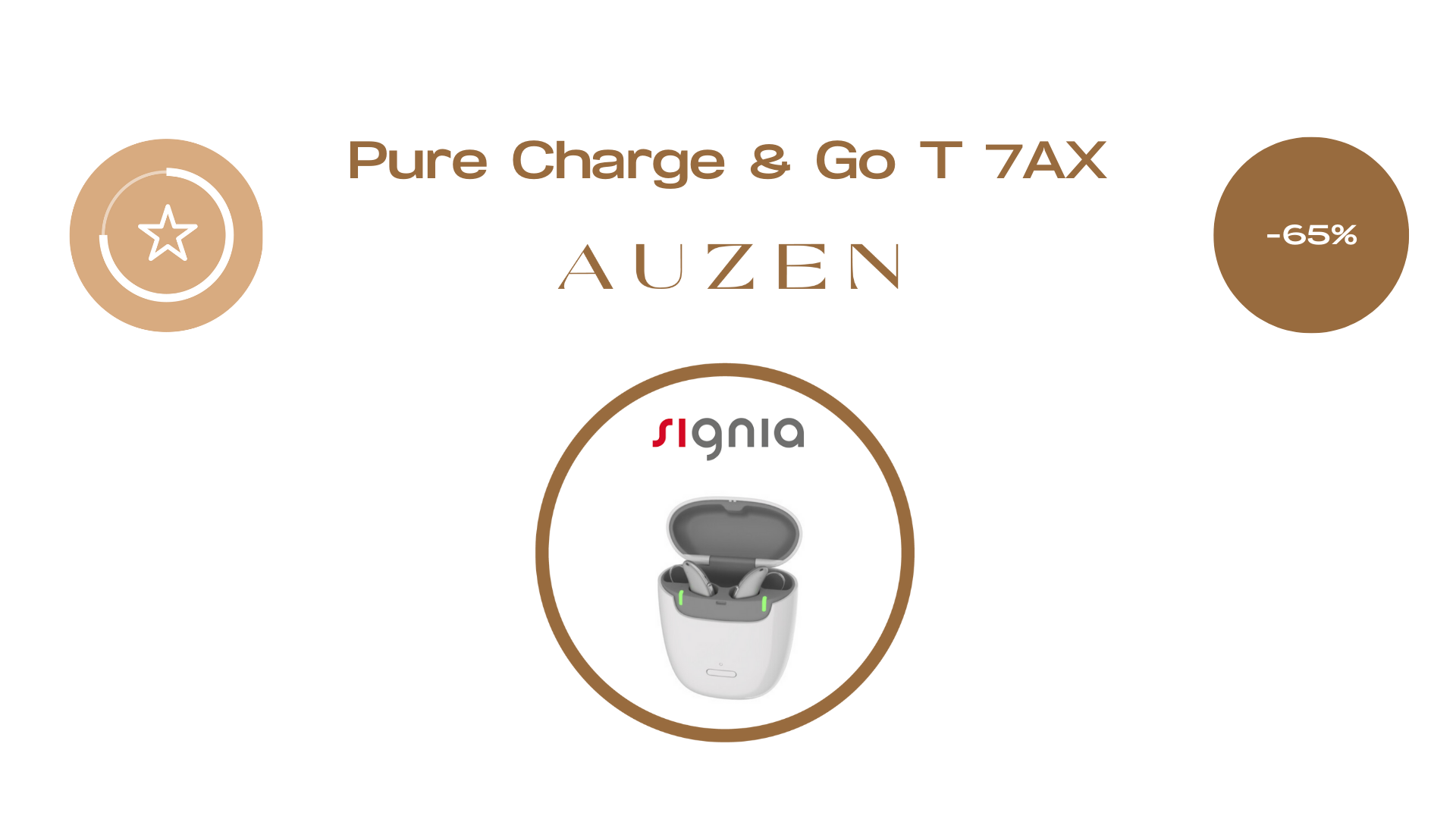 Audífonos online PURE CHARGE & GO T 7AX