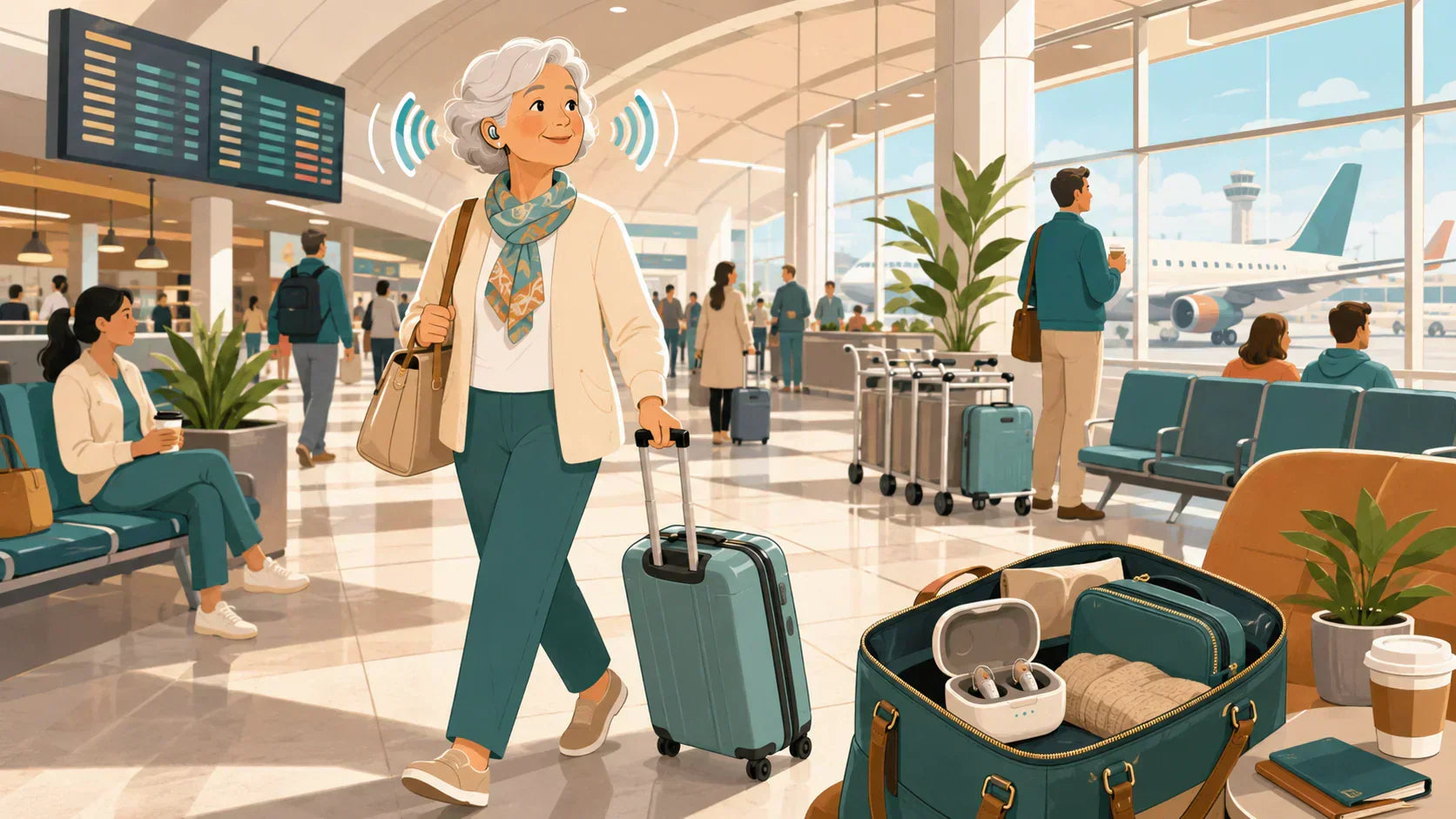 Viajar con audífonos