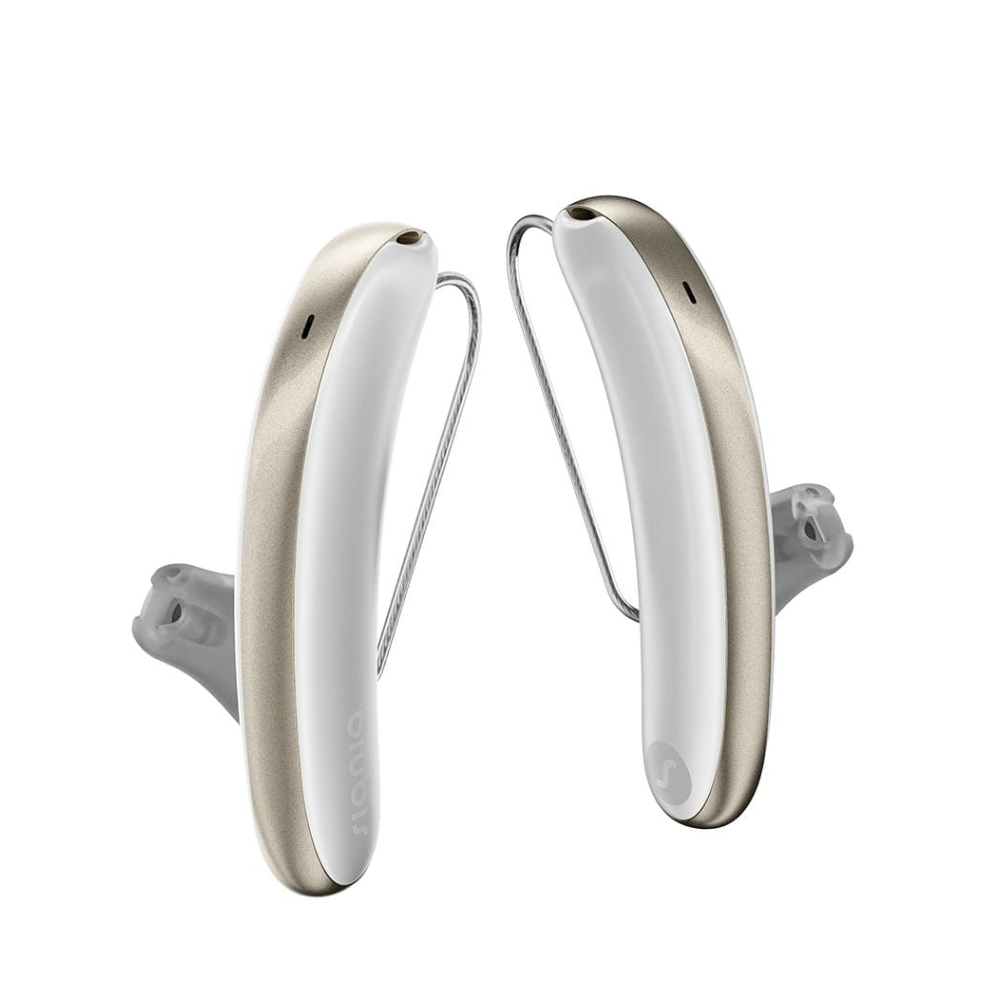 Styletto 7AX Blanco nieve Oro fino Audífonos