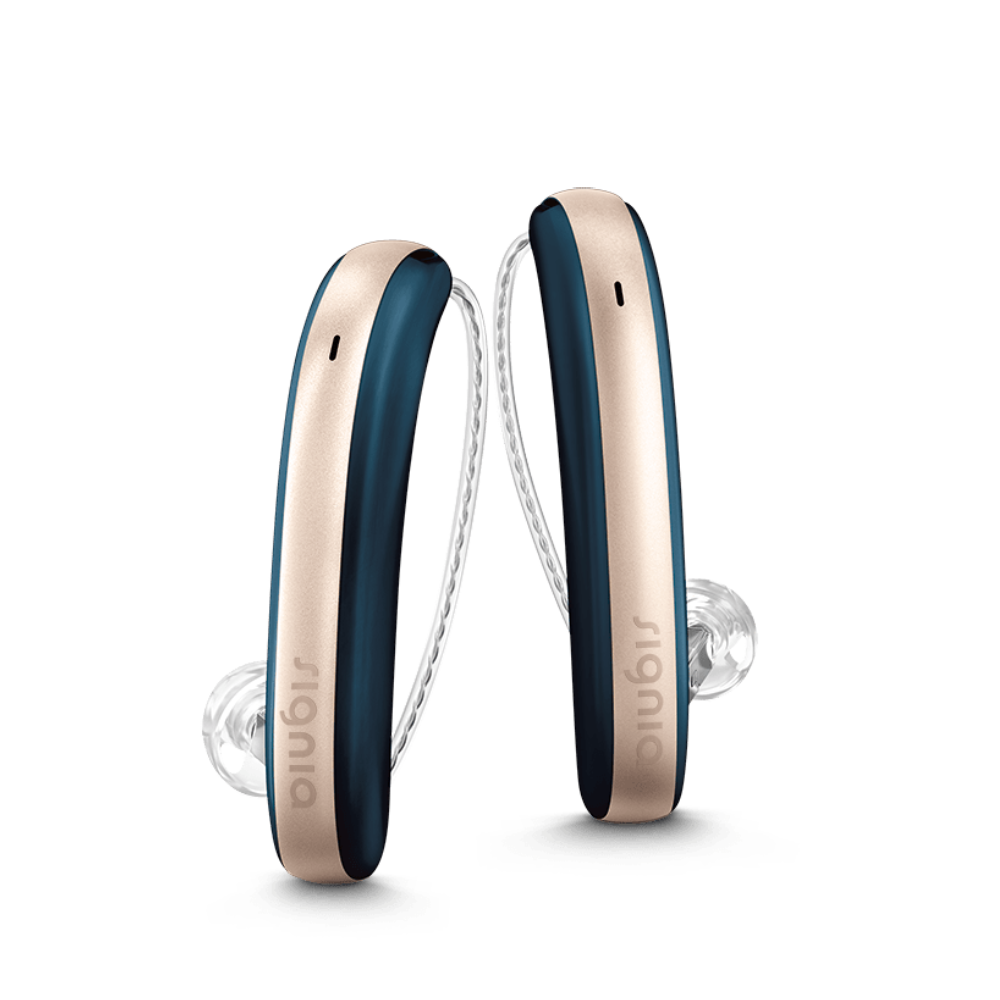 Styletto 5X Azul cósmico oro rosa Audífonos