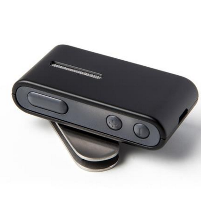 Accesorio Microstream, Modelo Oticon Connectclip, Color negro, Foto desde un ángulo, Audífonos con servicio ilimitado Auzen